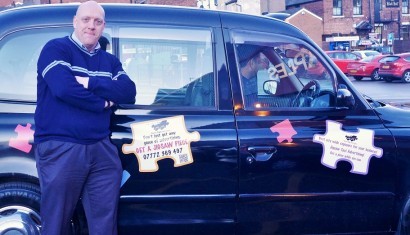 Mike Gregory Jigsaw Taxi Advertising