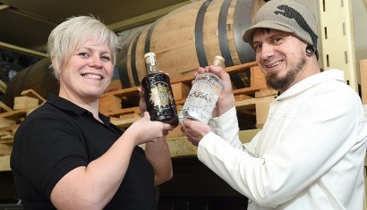 Claire and Ollie of Batchbrew distillery website