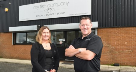 Kim Ashton and Gary Apps of My Fish Company website