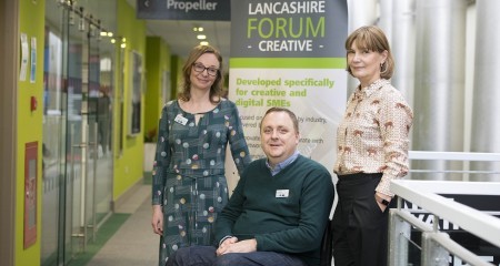 Lancashire Creative Forum L R Juliane Lowe Laurie Smith Elena Vasilieva web